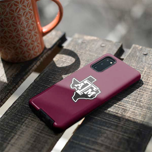 Texas A&M University Black Logo Galaxy S20 Pro Case