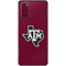 Texas A&M University Black Logo Galaxy S20 Skin