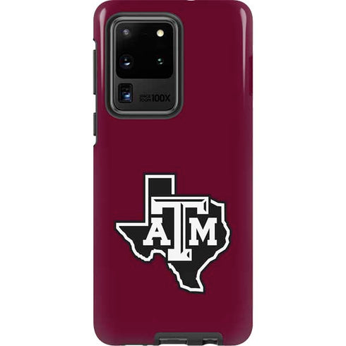 Texas A&M University Black Logo Galaxy S20 Ultra 5G Pro Case