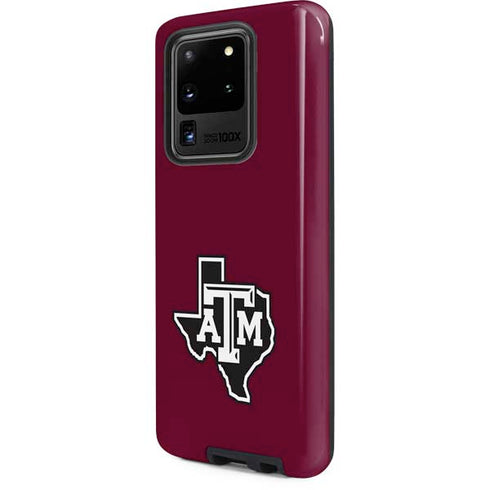 Texas A&M University Black Logo Galaxy S20 Ultra 5G Pro Case