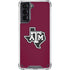 Texas A&M University Black Logo Galaxy S21 5G Clear Case