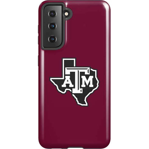 Texas A&M University Black Logo Galaxy S21 5G Pro Case