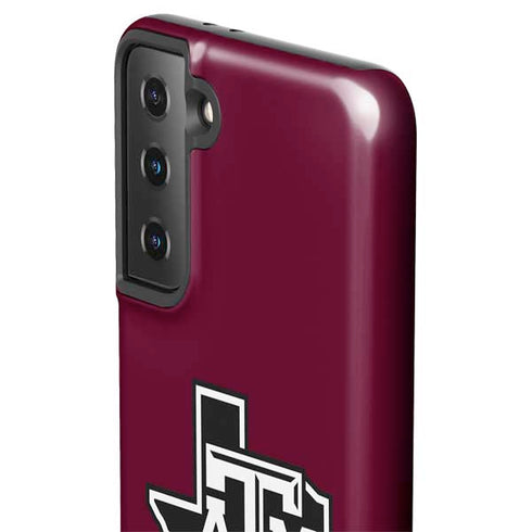 Texas A&M University Black Logo Galaxy S21 FE Pro Case