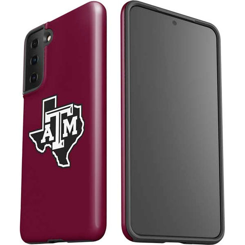 Texas A&M University Black Logo Galaxy S21 FE Pro Case