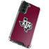 Texas A&M University Black Logo Galaxy S21 Plus 5G Clear Case