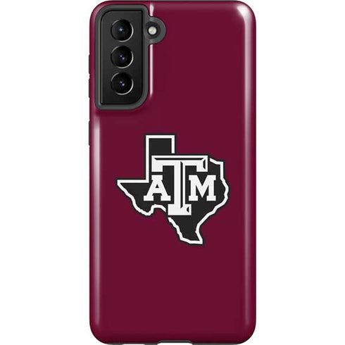 Texas A&M University Black Logo Galaxy S21 Plus 5G Pro Case