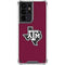 Texas A&M University Black Logo Galaxy S21 Ultra 5G Clear Case