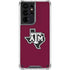 Texas A&M University Black Logo Galaxy S21 Ultra 5G Clear Case