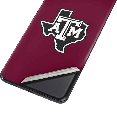 Texas A&M University Black Logo Galaxy S21 Ultra 5G Skin