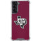 Texas A&M University Black Logo Galaxy S22 Clear Case