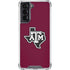Texas A&M University Black Logo Galaxy S22 Clear Case