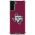 Texas A&M University Black Logo Galaxy S22 Plus Clear Case