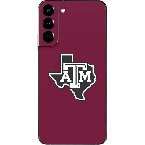 Texas A&M University Black Logo Galaxy S22 Plus Skin