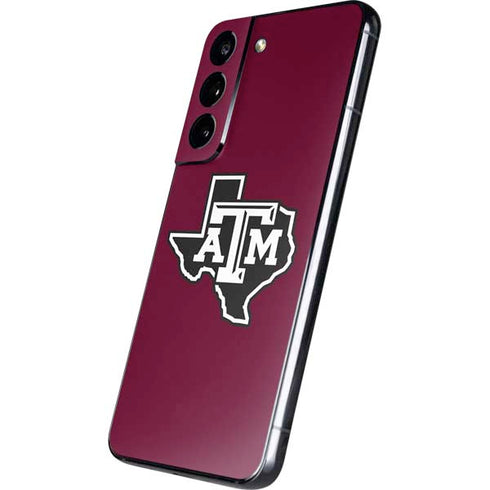 Texas A&M University Black Logo Galaxy S22 Plus Skin