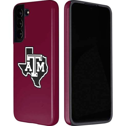 Texas A&M University Black Logo Galaxy S22 Pro Case