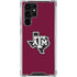 Texas A&M University Black Logo Galaxy S22 Ultra Clear Case