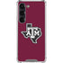 Texas A&M University Black Logo Galaxy S23 Clear Case