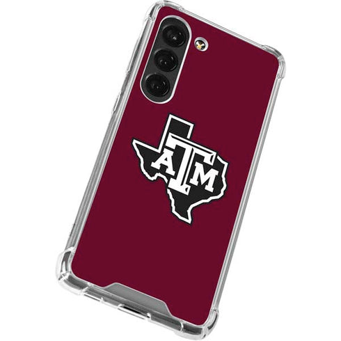 Texas A&M University Black Logo Galaxy S23 Clear Case