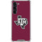 Texas A&M University Black Logo Galaxy S23 FE Clear Case