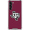 Texas A&M University Black Logo Galaxy S23 Plus Clear Case