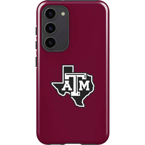 Texas A&M University Black Logo Galaxy S23 Plus Pro Case