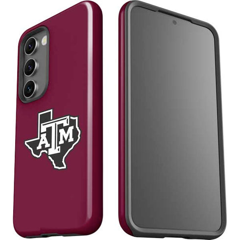 Texas A&M University Black Logo Galaxy S23 Plus Pro Case