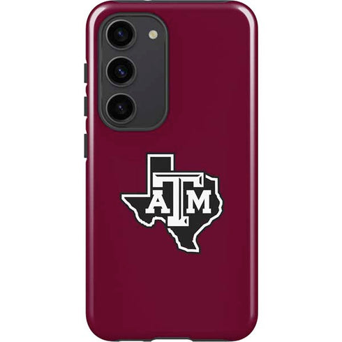 Texas A&M University Black Logo Galaxy S23 Pro Case