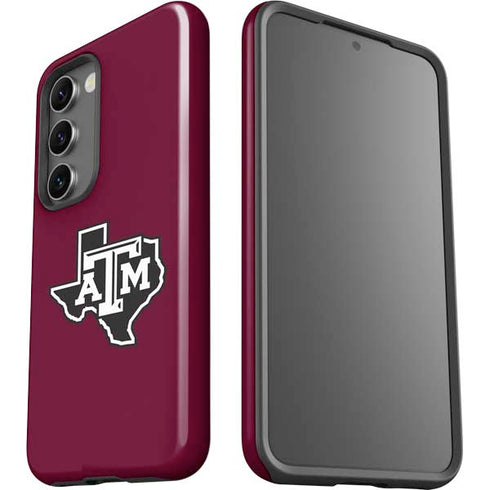 Texas A&M University Black Logo Galaxy S23 Pro Case
