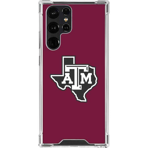Texas A&M University Black Logo Galaxy S23 Ultra Clear Case