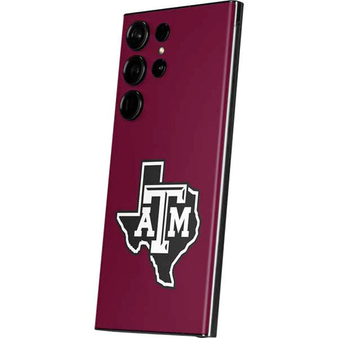 Texas A&M University Black Logo Galaxy S23 Ultra Skin