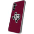 Texas A&M University Black Logo Galaxy S24 Plus Clear Case