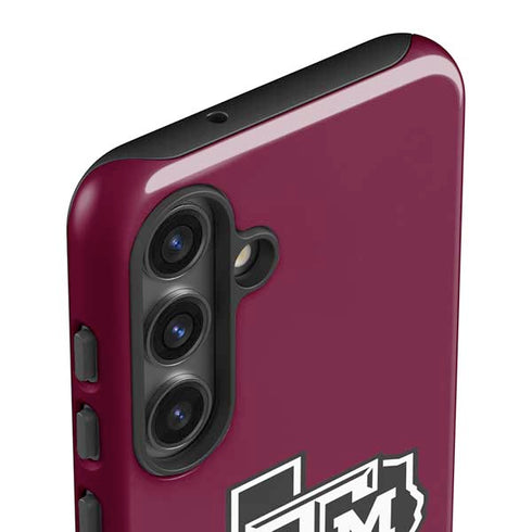 Texas A&M University Black Logo Galaxy S24 Plus Impact Case
