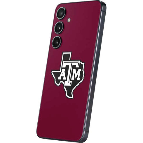 Texas A&M University Black Logo Galaxy S24 Plus Skin