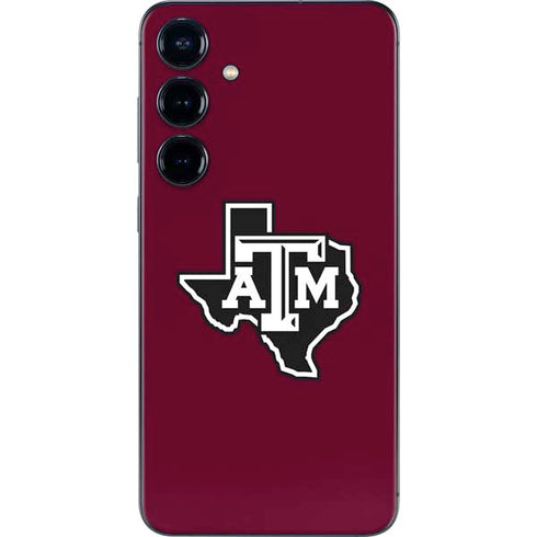 Texas A&M University Black Logo Galaxy S24 Skin