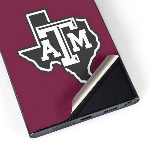 Texas A&M University Black Logo Galaxy S24 Ultra Skin
