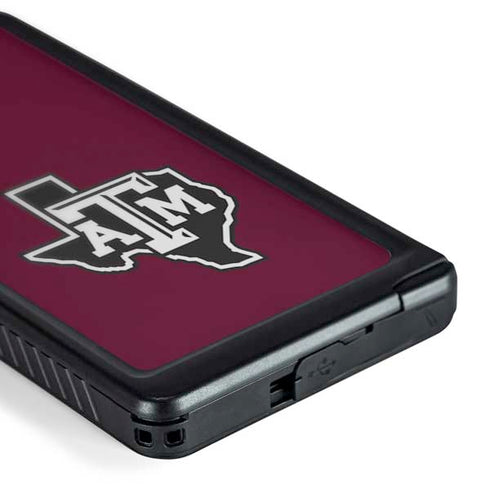 Texas A&M University Black Logo Galaxy S24 Ultra Waterproof Case