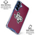 Texas A&M University Black Logo Galaxy S25 FE Clear Case