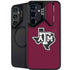 Texas A&M University Black Logo Galaxy S25 Kickstand Case