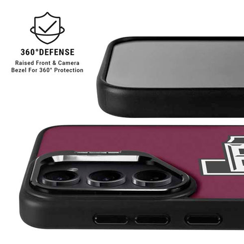 Texas A&M University Black Logo Galaxy S25 Kickstand Case