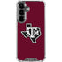 Texas A&M University Black Logo Galaxy S26 Clear Case