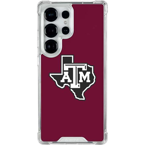 Texas A&M University Black Logo Galaxy S26 Ultra Clear Case