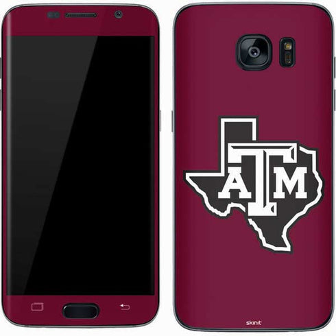 Texas A&M University Black Logo Galaxy S7 Skin