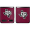 Texas A&M University Black Logo Galaxy Z Flip Skin