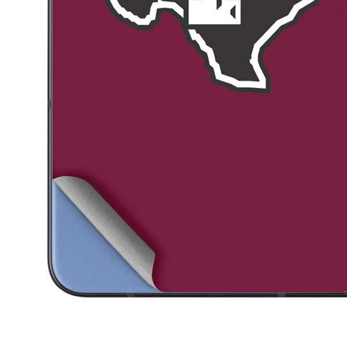 Texas A&M University Black Logo Galaxy Z Fold5 5G Skin