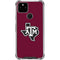 Texas A&M University Black Logo Google Pixel 4a 5G Clear Case