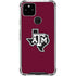 Texas A&M University Black Logo Google Pixel 4a 5G Clear Case
