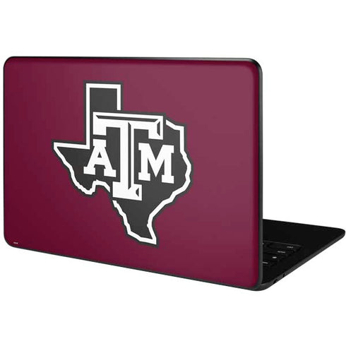 Texas A&M University Black Logo Google Pixelbook Go Skin