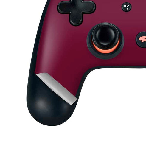 Texas A&M University Black Logo Google Stadia Controller Skin