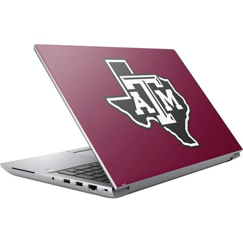 Texas A&M University Black Logo HP ZBook Fury 16 G10 Skin