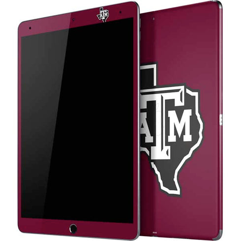 Texas A&M University Black Logo iPad Skins